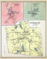 Fitzwilliam, Fitzwilliam Village, Fitzwilliam Depot, New Hampshire State Atlas 1892